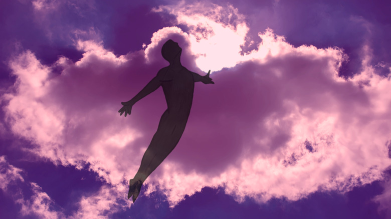 person flying