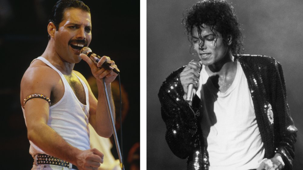 Freddie Mercury and Michael Jackson