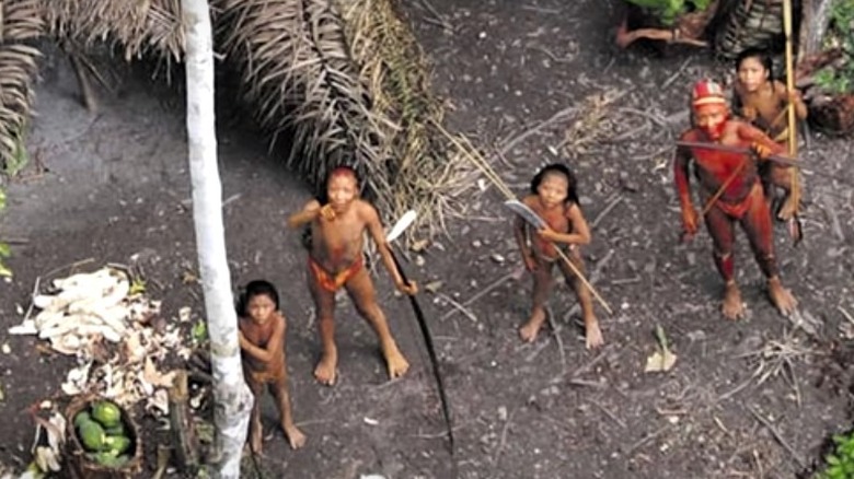 Drone photo of Sentinelese