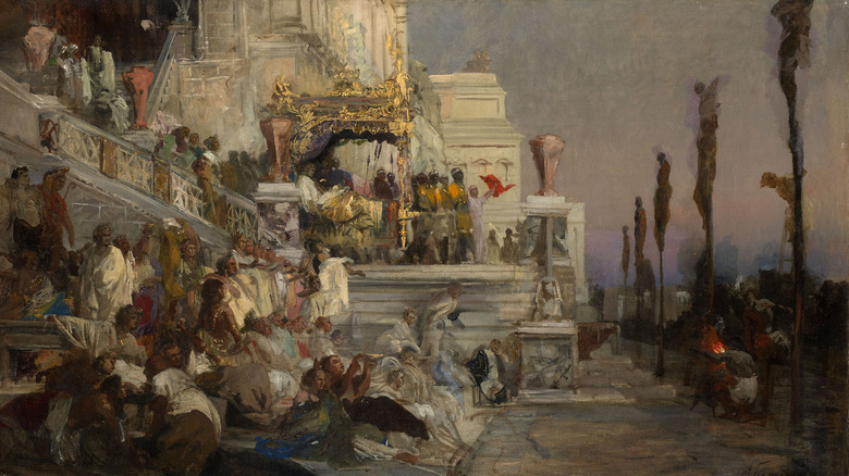 painting of Nero's garden