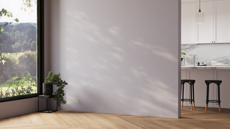 Empty wall space for vinyl colletion