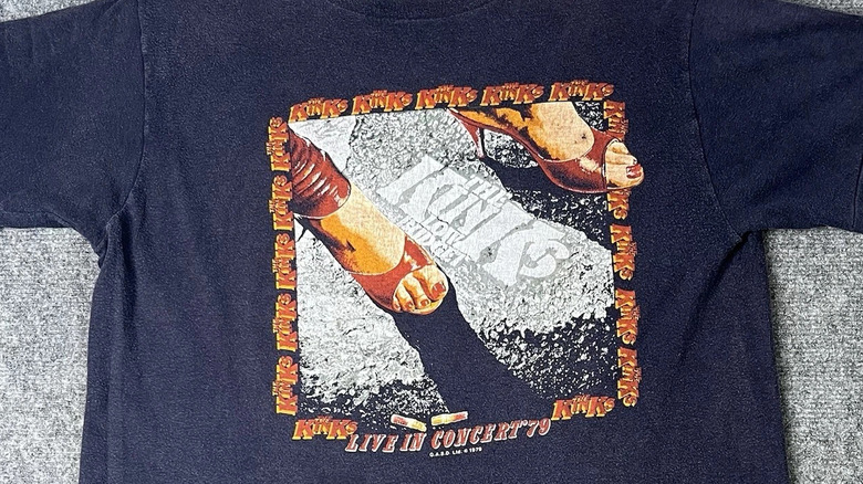 1979 The Kinks concert t-shirt