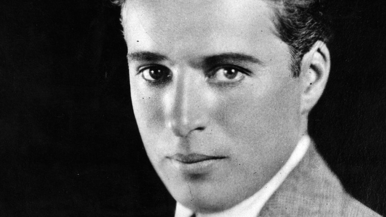 Charlie Chaplin close up