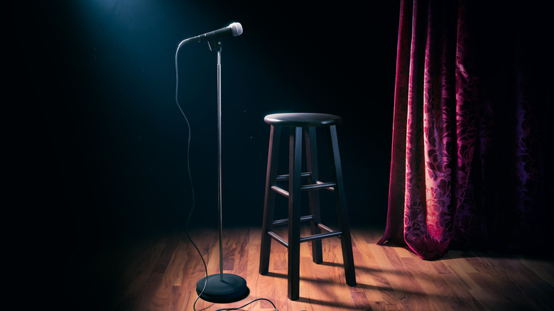 Stand-up comedy stage