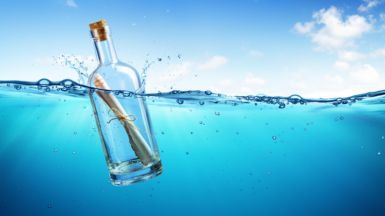 a message in a bottle