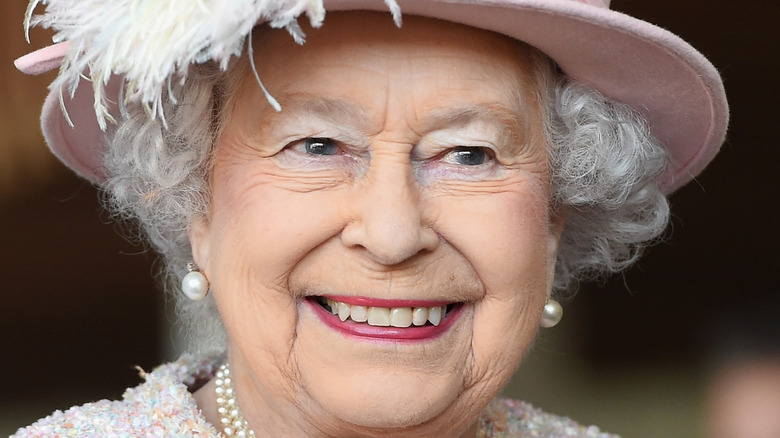 Queen Elizabeth smiling