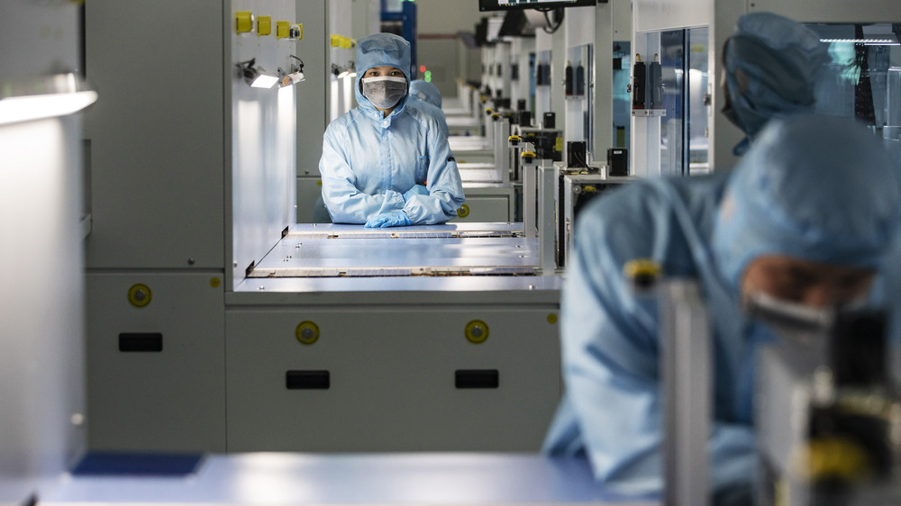 Solar panel production lab