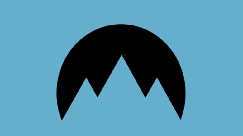 The flag of micronation The Glacier Republic