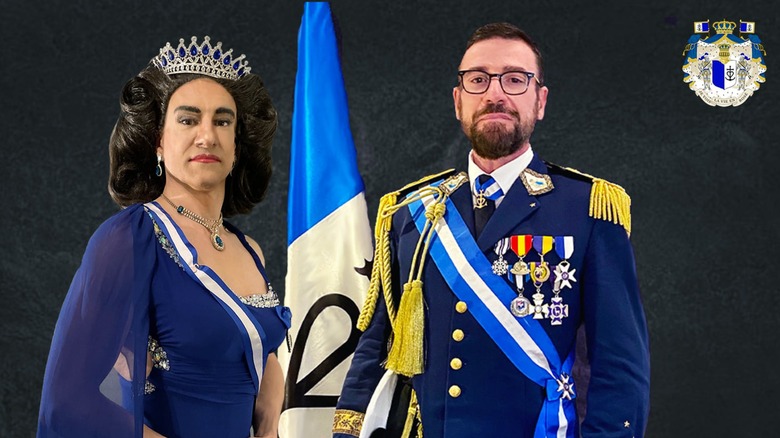 Princess Olivia-Eugénie and Prince Jean-Pierre IV of Aigues-Mortes
