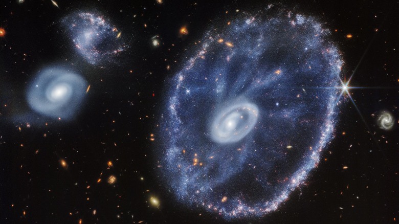 Cartwheel Galaxy James Webb image