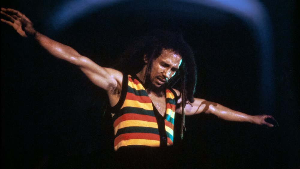 Bob Marley performing