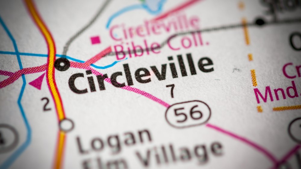 Circleville, Ohio, map