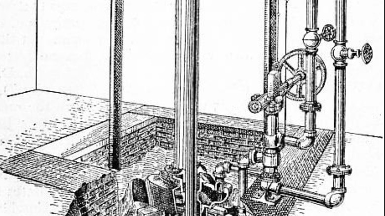 diagram of hydraulic elevator
