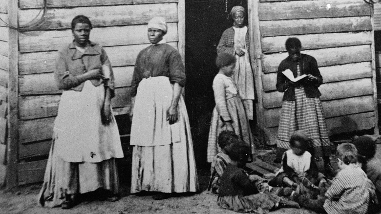 Enslaved women and children