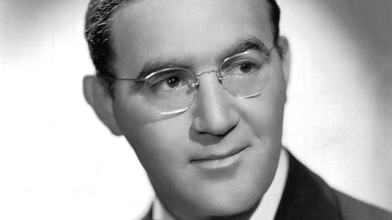 Benny Goodman, wearing glasses