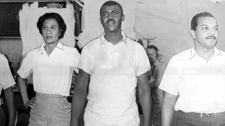 Gloria Richardson at a protest calling for desegregation