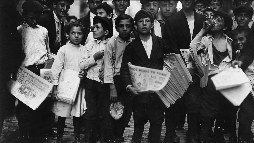 Newsboys, 1910