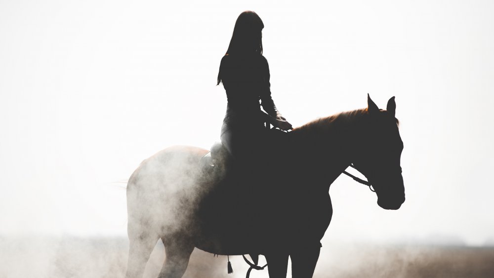 Girl on horseback