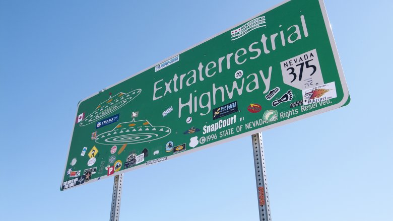 extraterrestrial highway sign