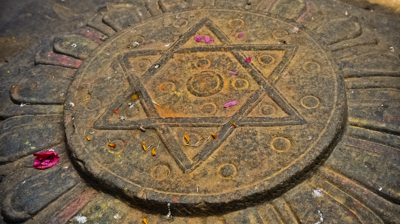 combination of male and female energy within the star of david