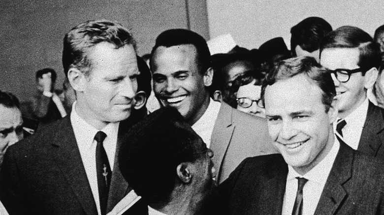 Charlton Heston Harry Belafonte Marlon Brando