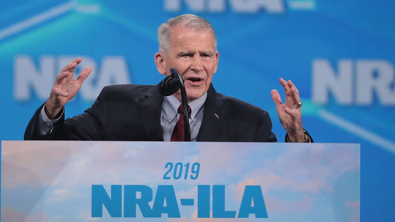 Oliver North addresses NRA's lobbying arm