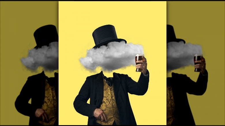 cloud head man