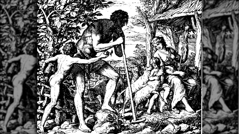 Adão e Eva com Caim e Abel