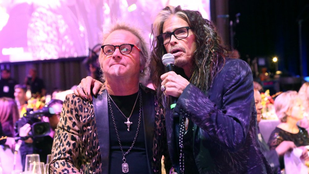 Joey Kramer and Steven Tyler of Aerosmith