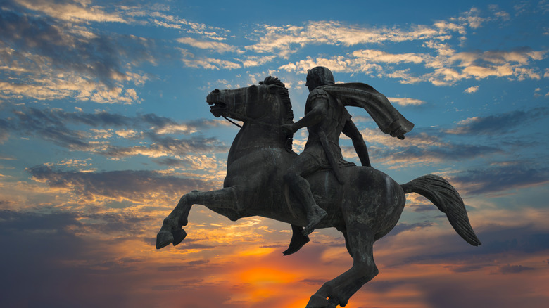 sculpture of the Alexander the great