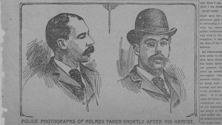 Police sketches of H.H. Holmes