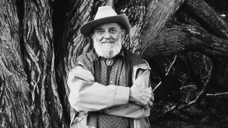 Ansel adams smiling arms crossed 