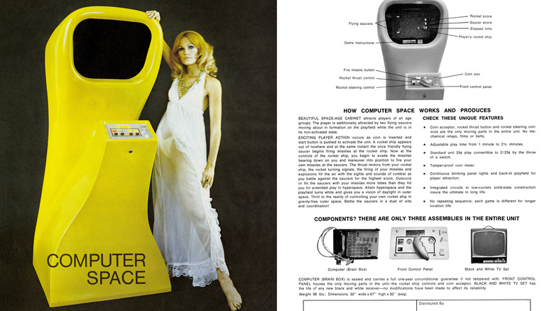 Computer Space promotional flyer
