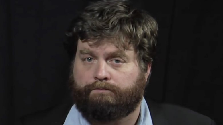 zach galifianakis looking serious