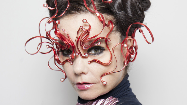 Bjork at a Japan museum event in 2016