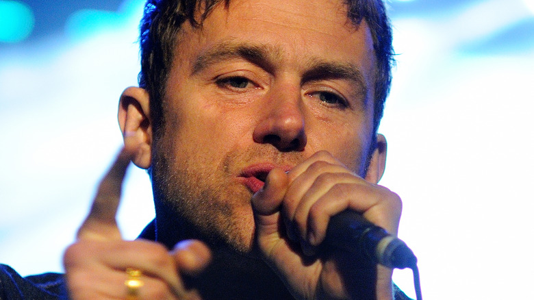 Damon Albarn singing