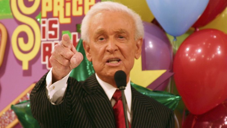 Bob Barker pointing finger at camera