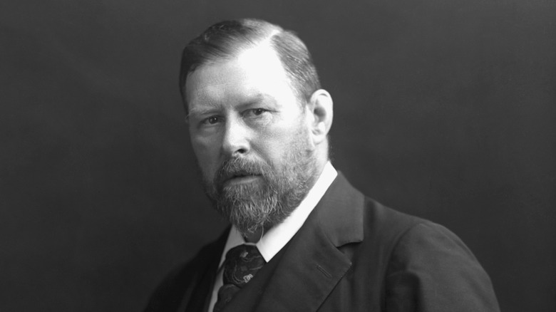 Bram Stoker looking intense