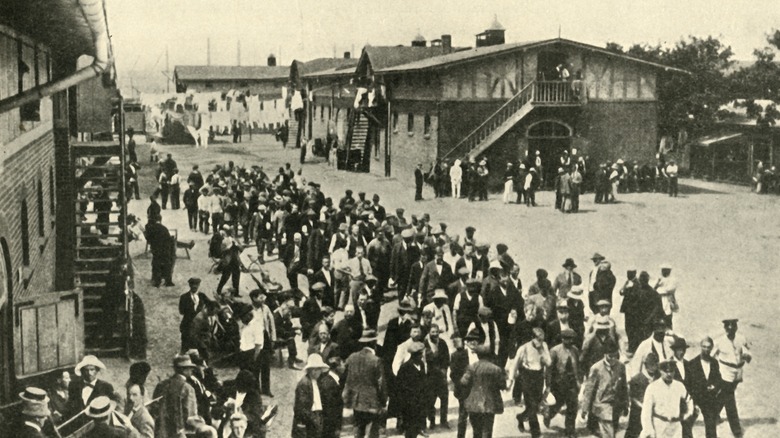 British Civilian prisoners and their Quarters at Ruhleben', First World War, 1914-1918,
