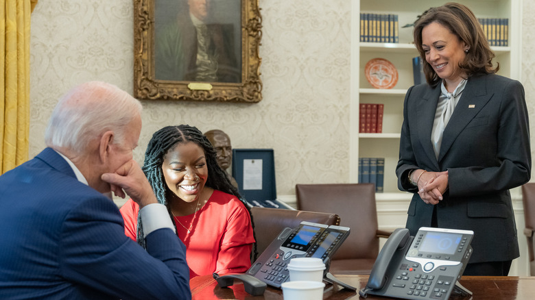 Joe Biden, Cherelle Griner, and Kamal Harris speak 