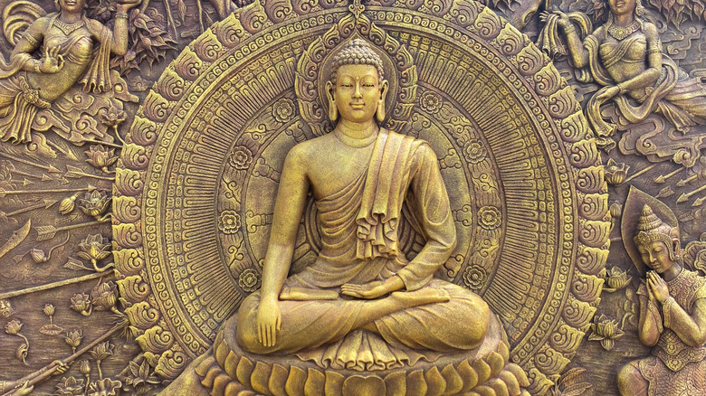buddha engraving