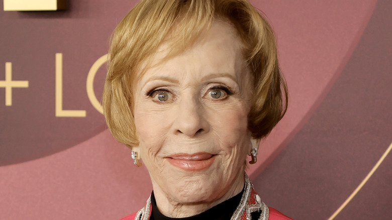 Carol Burnett red hair event smiling