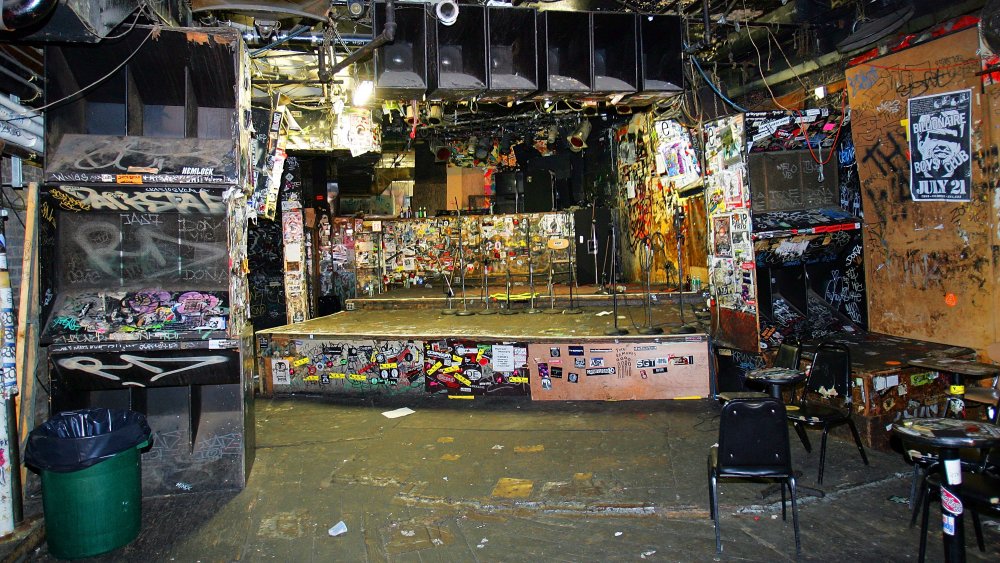 CBGB stage in 2005.