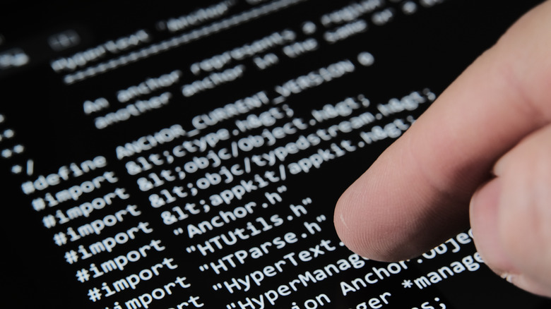finger touching first world wide web code
