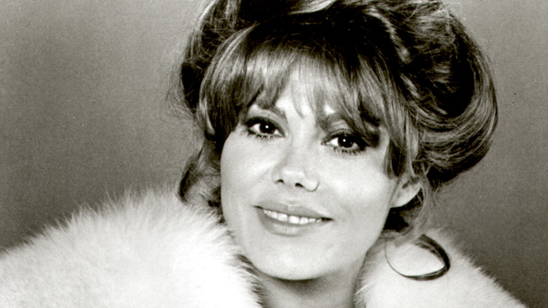 black and white portrait of Charo