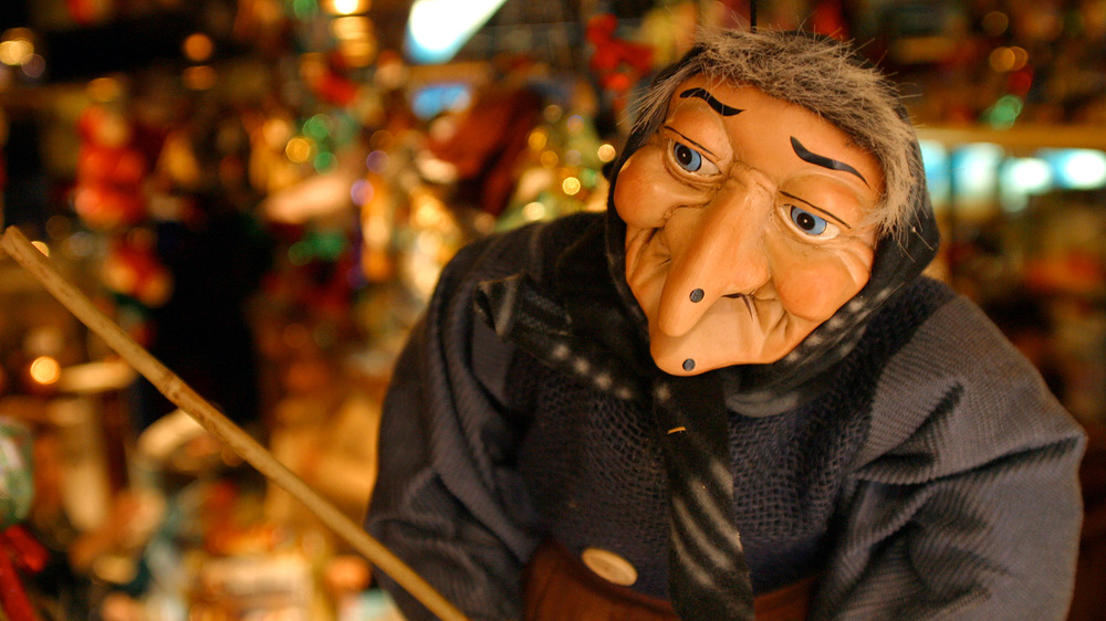 Puppet of Befana, Italy's Christmas witch