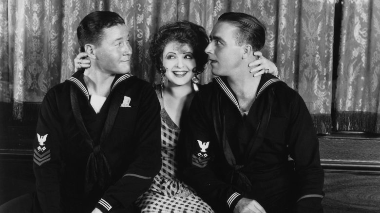 James Hall, Clara Bow, and Jack Oakie