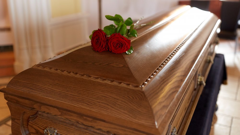 A coffin