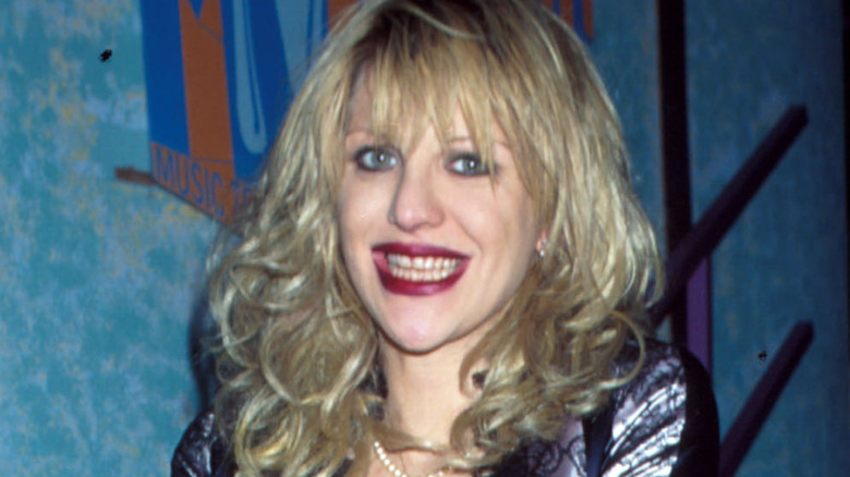 Courtney love clenched teeth