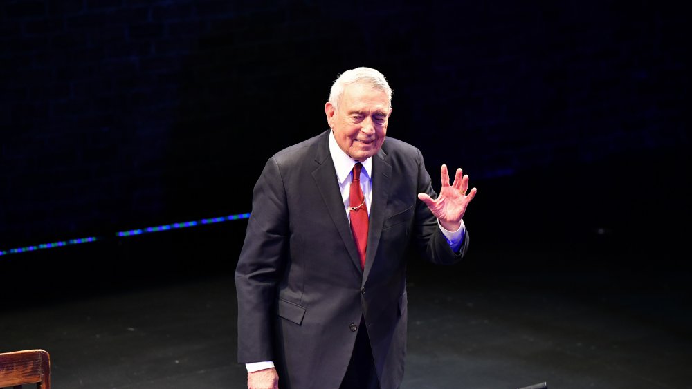 Dan Rather on stage